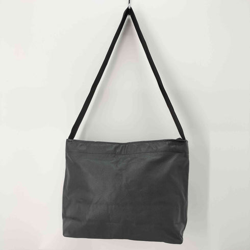 ヨウジヤマモト Yohji Yamamoto シグネチャーロゴカウレザーショルダーバッグ  メンズ ONE SIZE